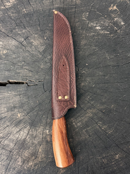 9" Artisan BBQ Knife, Cumaru Hardwood, SS440 - 230mm