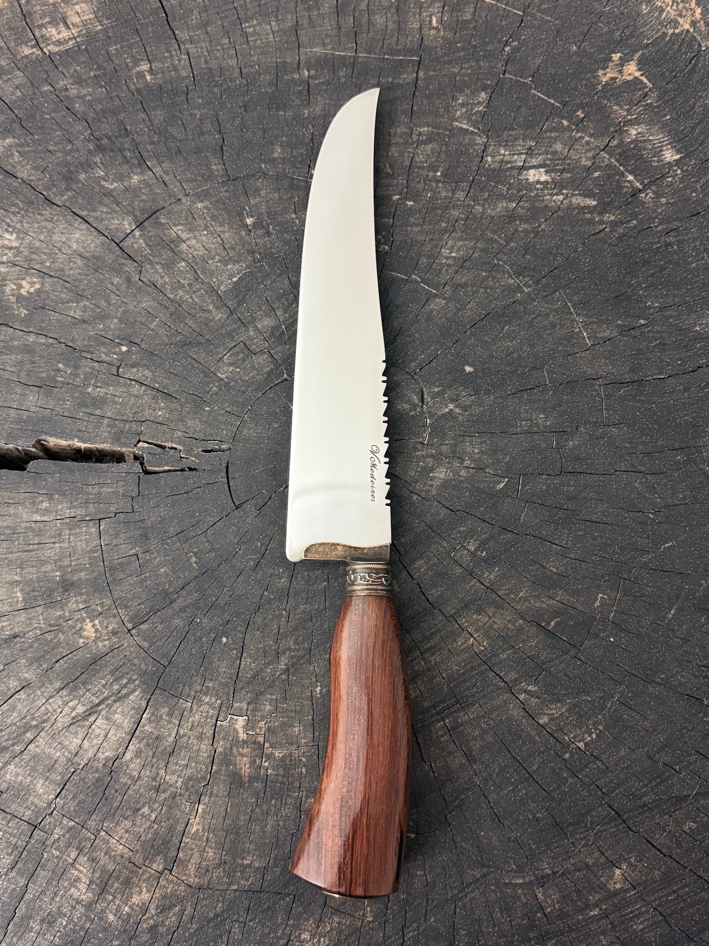 9" Artisan BBQ Knife, Native Ironwood, SS440 - 230mm