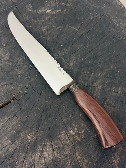 9" Artisan BBQ Knife, Native Ironwood, SS440 - 230mm