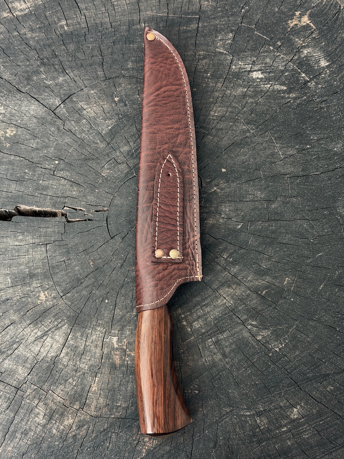 9" Artisan BBQ Knife, Native Ironwood, SS440 - 230mm