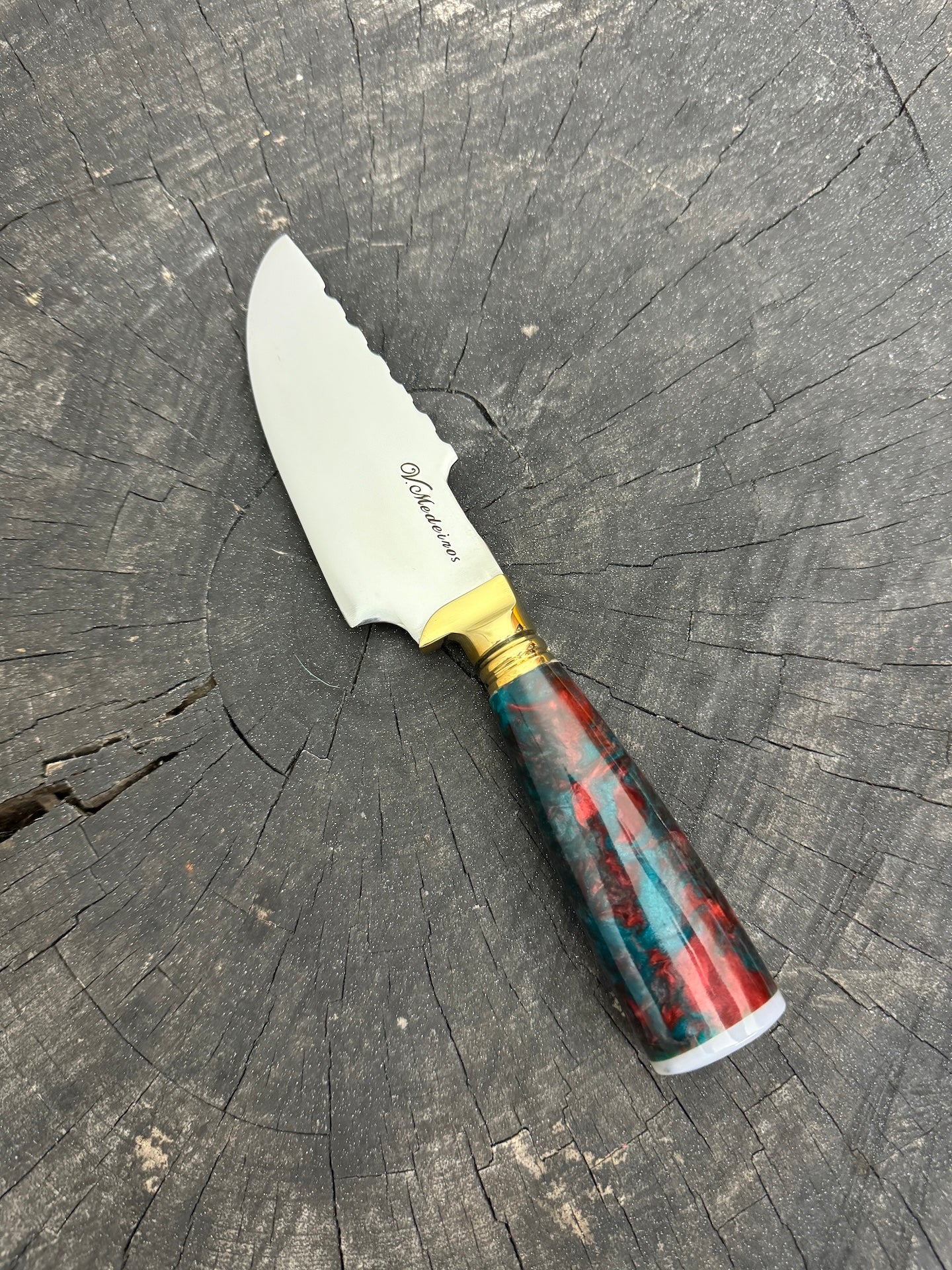 4” Skinner Knife, Custom Block - SS420 - 105mm