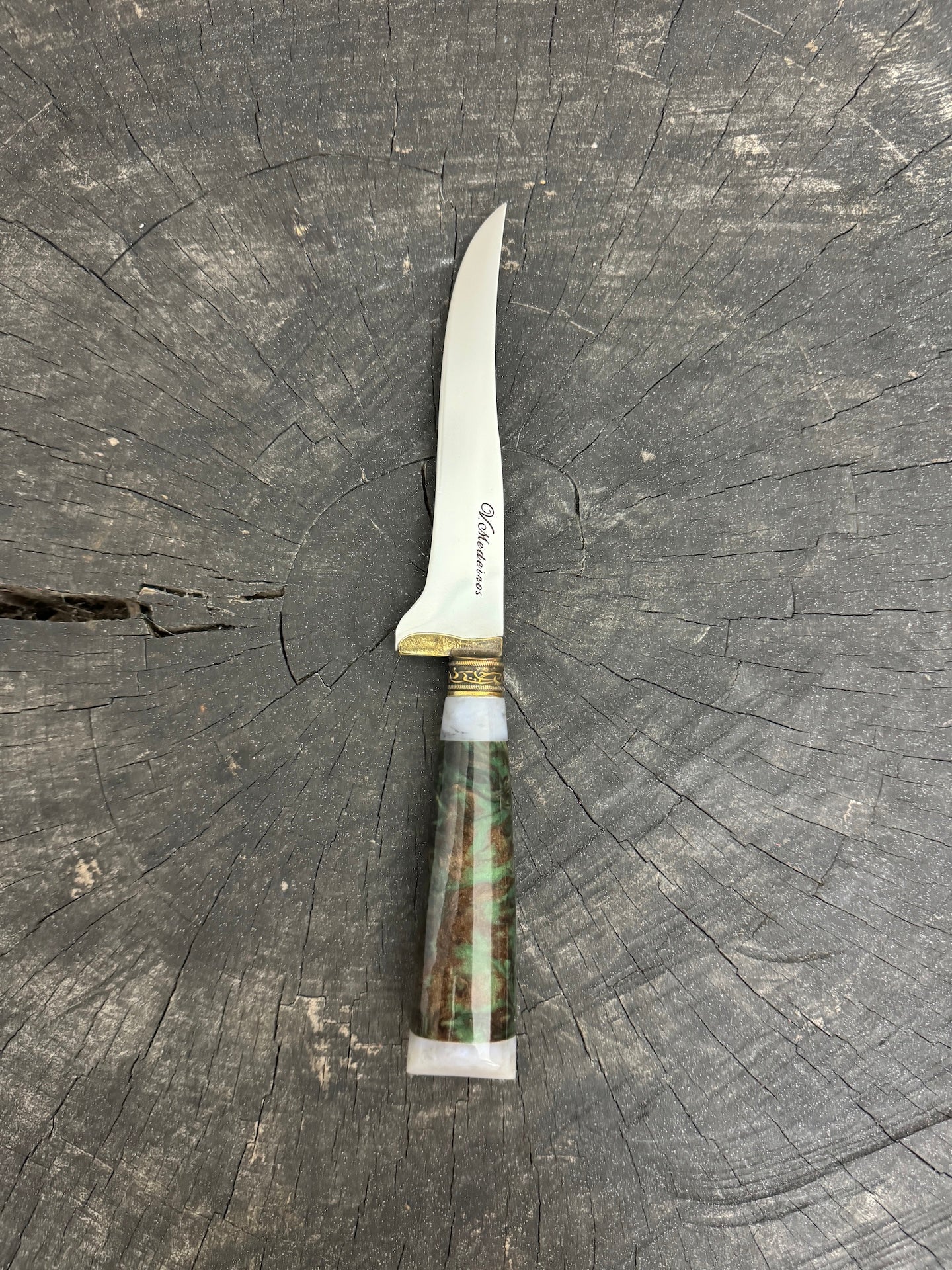 5&quot; Boning Knife, Custom Block, SS420 - 130mm