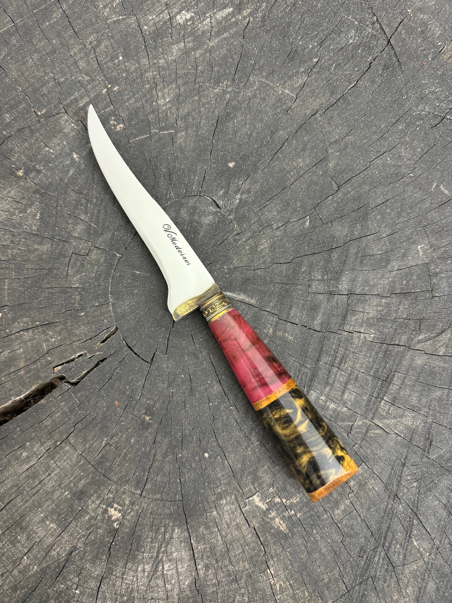 5&quot; Boning Knife, Custom Block, SS420 - 130mm