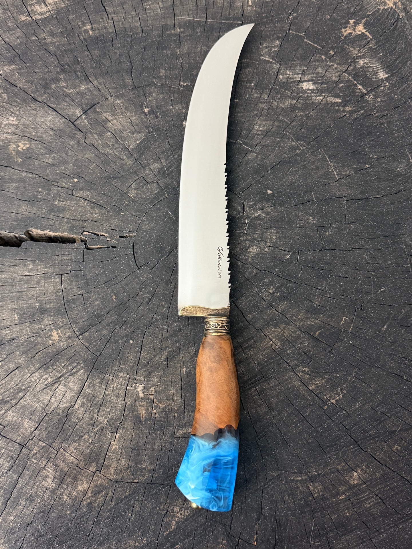 10" Butchers Knife, East Coast Custom Block, SS440 - 250mm