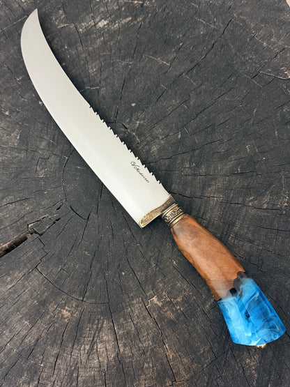 10" Butchers Knife, East Coast Custom Block, SS440 - 250mm