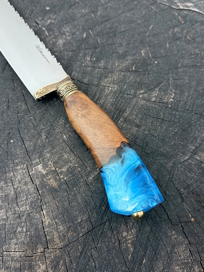 10" Butchers Knife, East Coast Custom Block, SS440 - 250mm