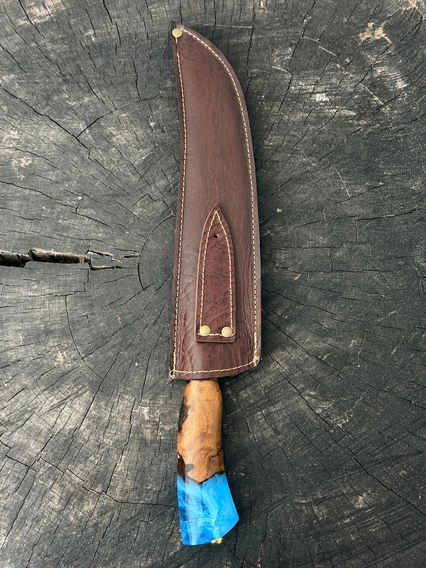 10" Butchers Knife, East Coast Custom Block, SS440 - 250mm