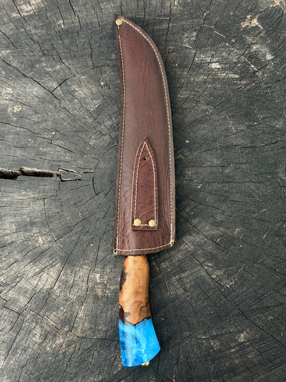 10" Butchers Knife, East Coast Custom Block, SS440 - 250mm