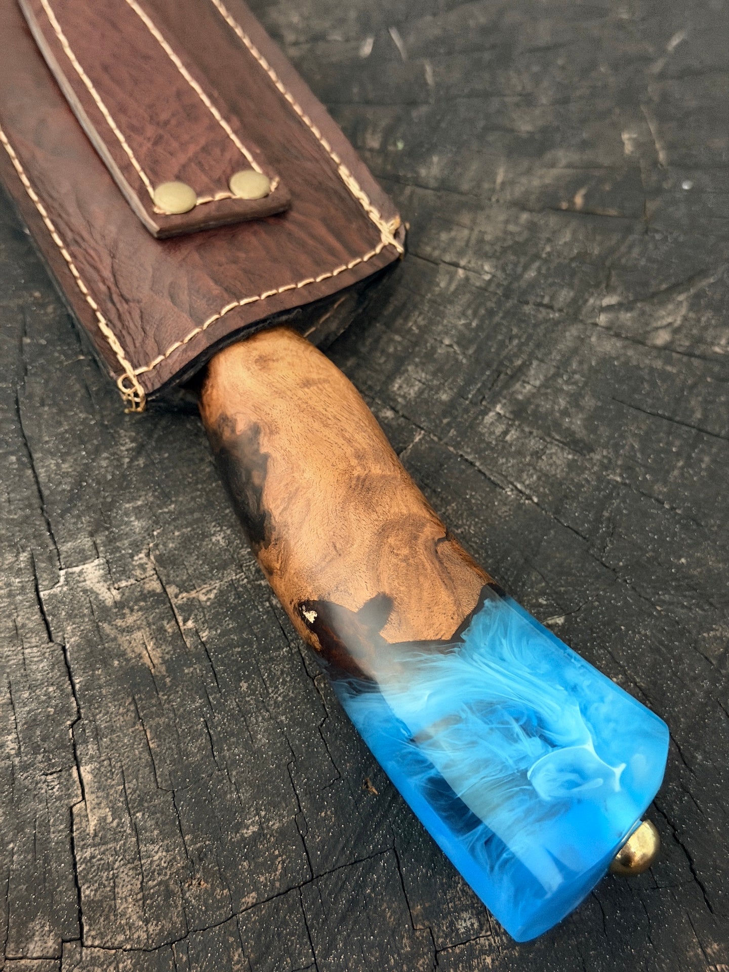 10" Butchers Knife, East Coast Custom Block, SS440 - 250mm
