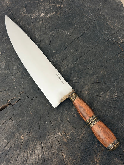 10" Chef Picanha Knife, Native Ironwood, SS440 - 250mm