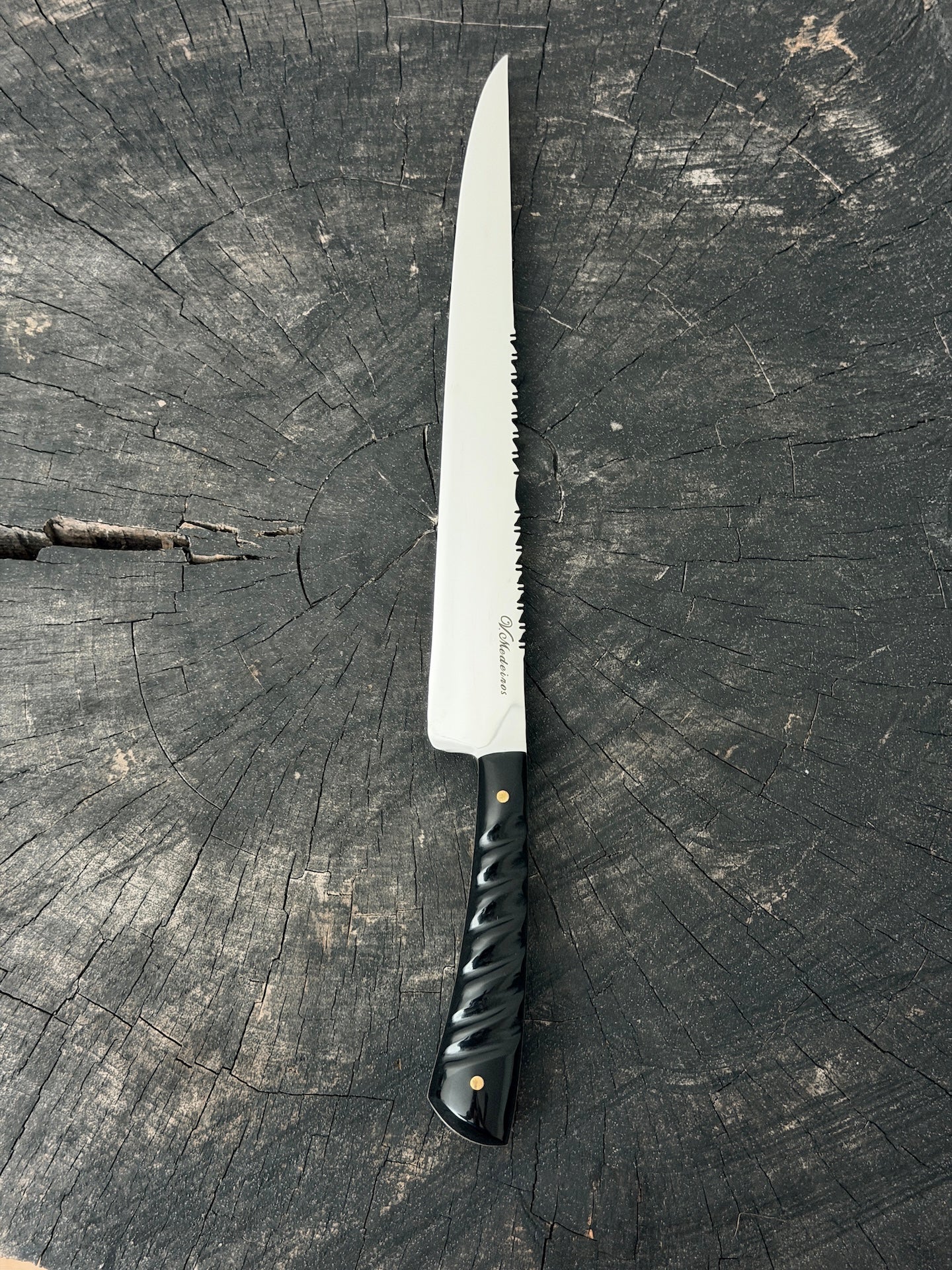 10" Chimango Full Tang Knife, Custom Block, SS440 - 250mm