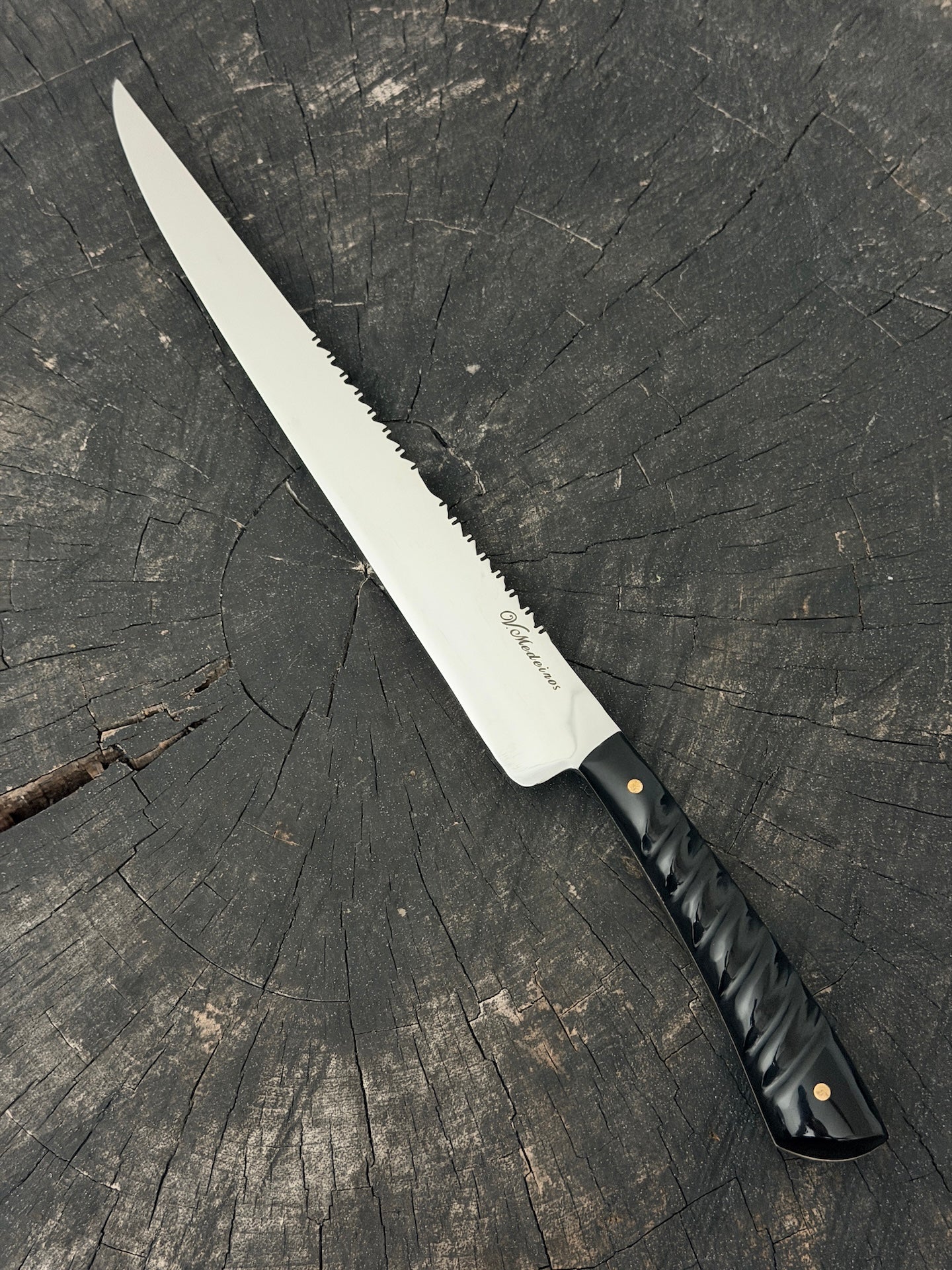 10" Chimango Full Tang Knife, Custom Block, SS440 - 250mm