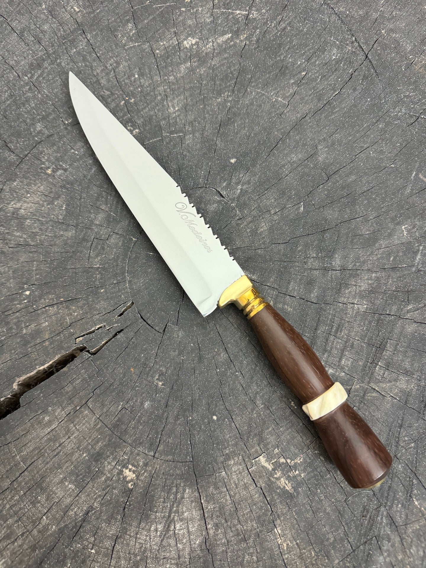 8&quot; Chef Knife, Native Hardwood, SS420 - 200mm