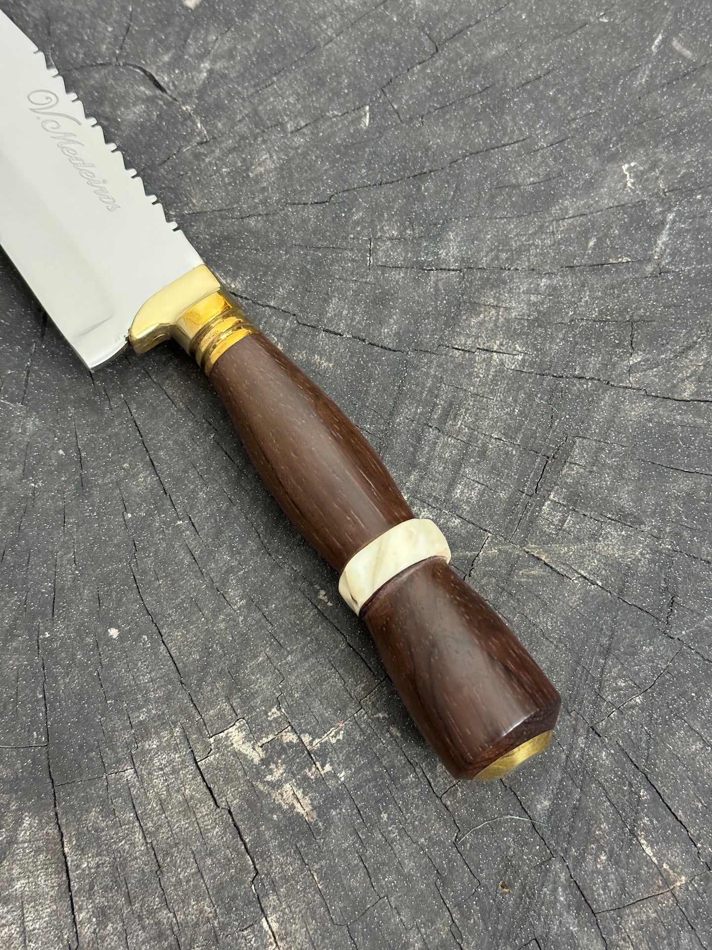 8&quot; Chef Knife, Native Hardwood, SS420 - 200mm