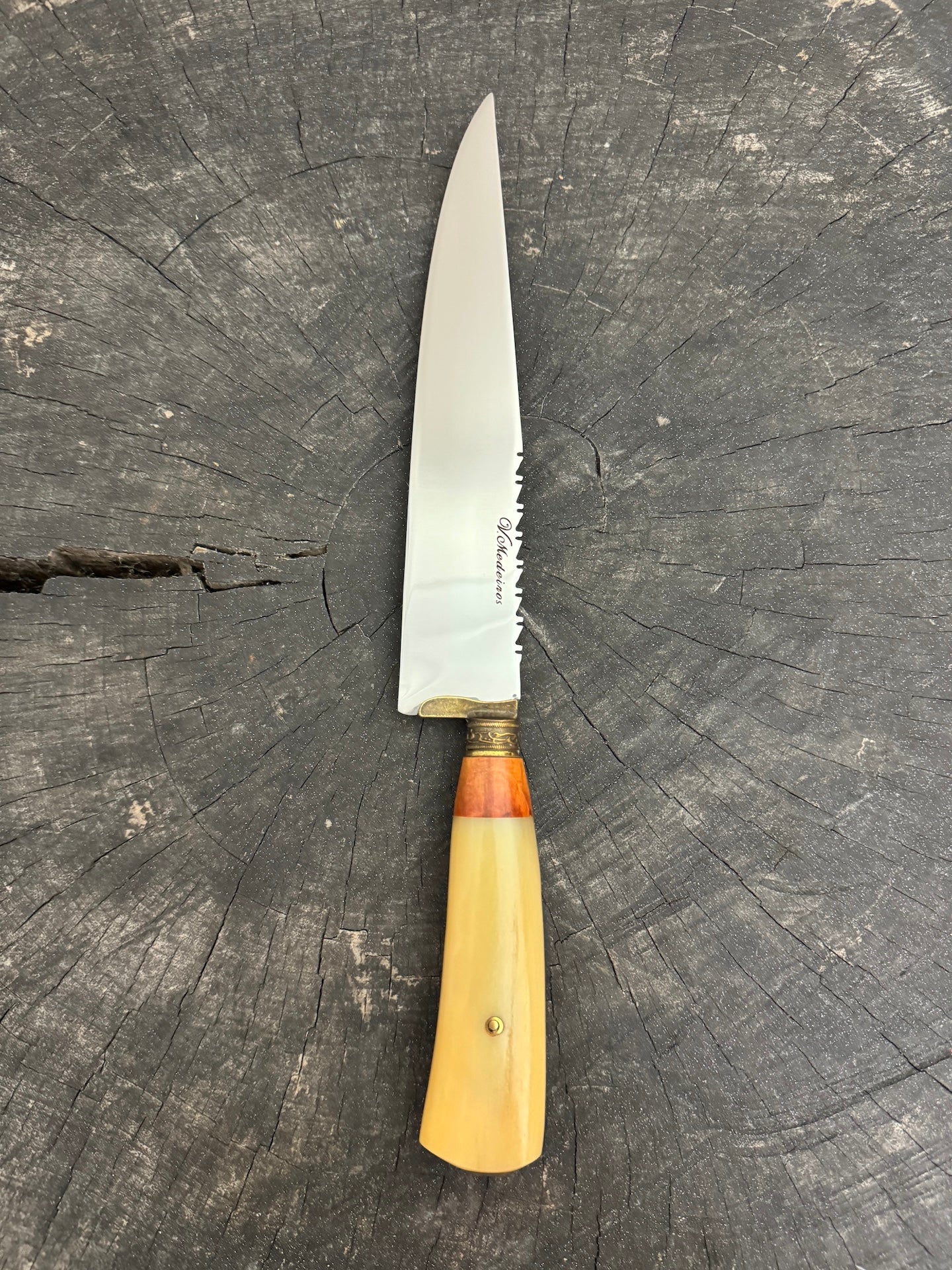 8&quot; Chef Knife, Ostrich Bone, SS420 - 200mm