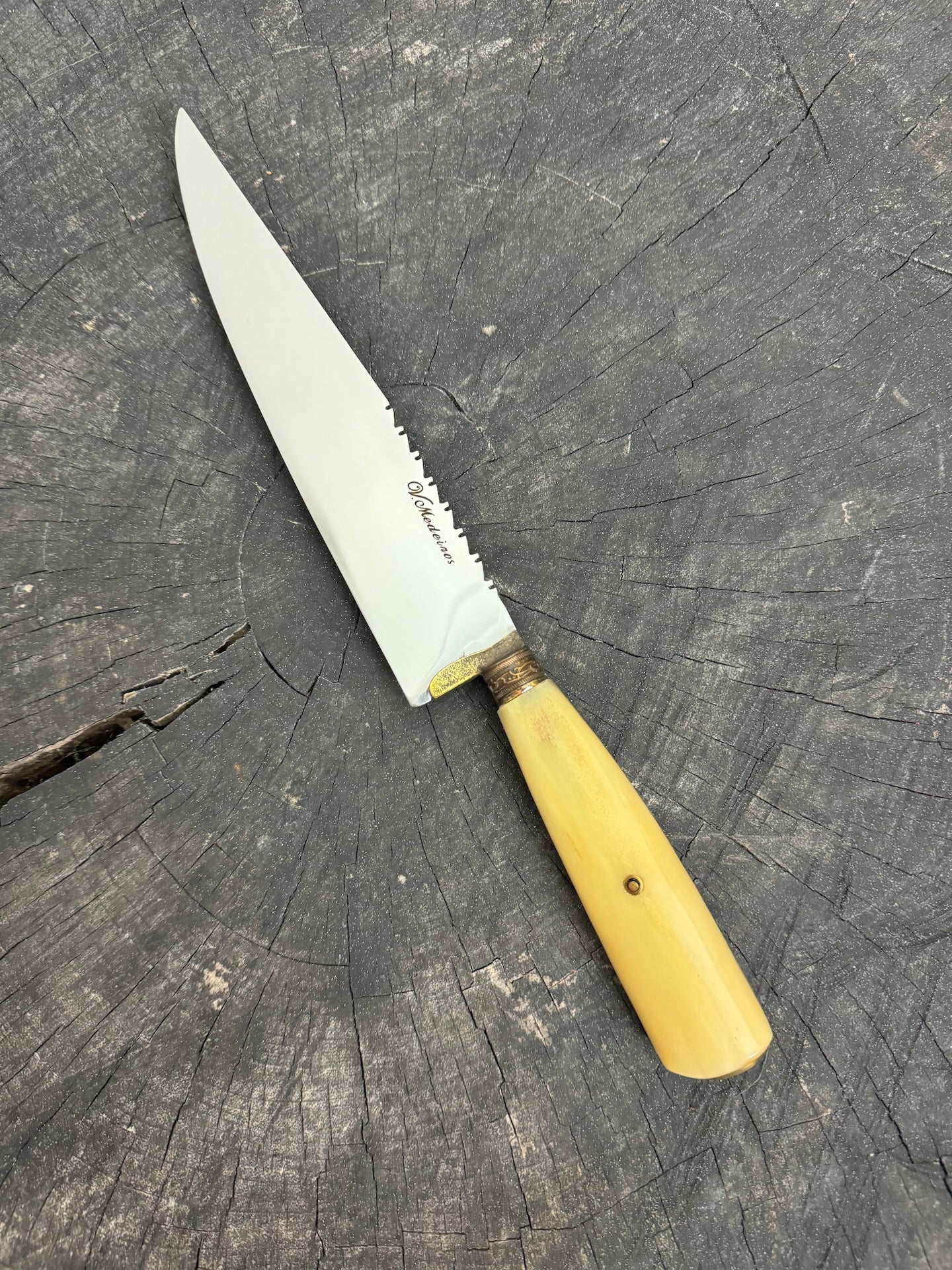 8&quot; Chef Knife, Ostrich Bone, SS420 - 200mm