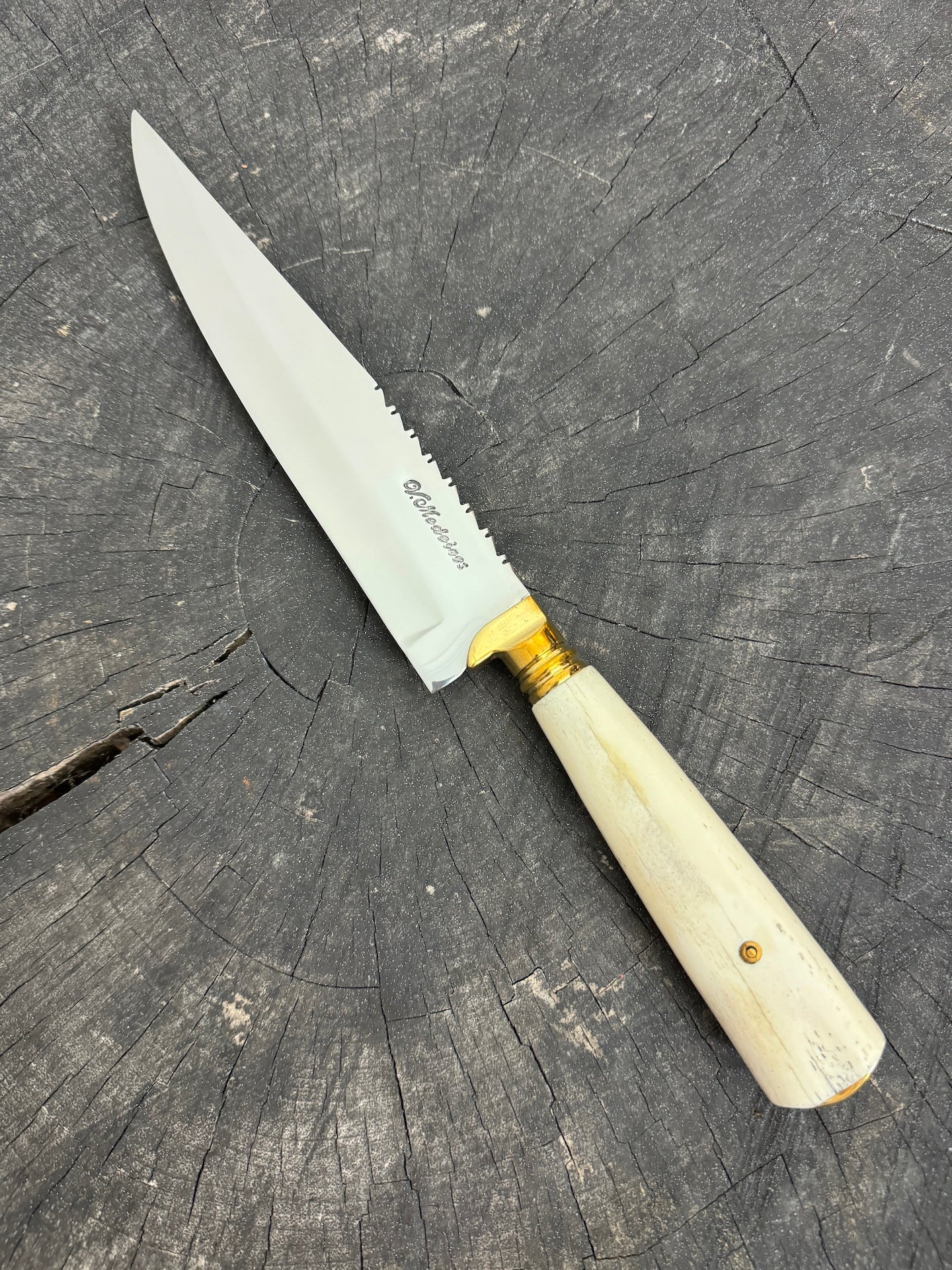 8&quot; Chef Knife, Ostrich Bone, SS420 - 200mm