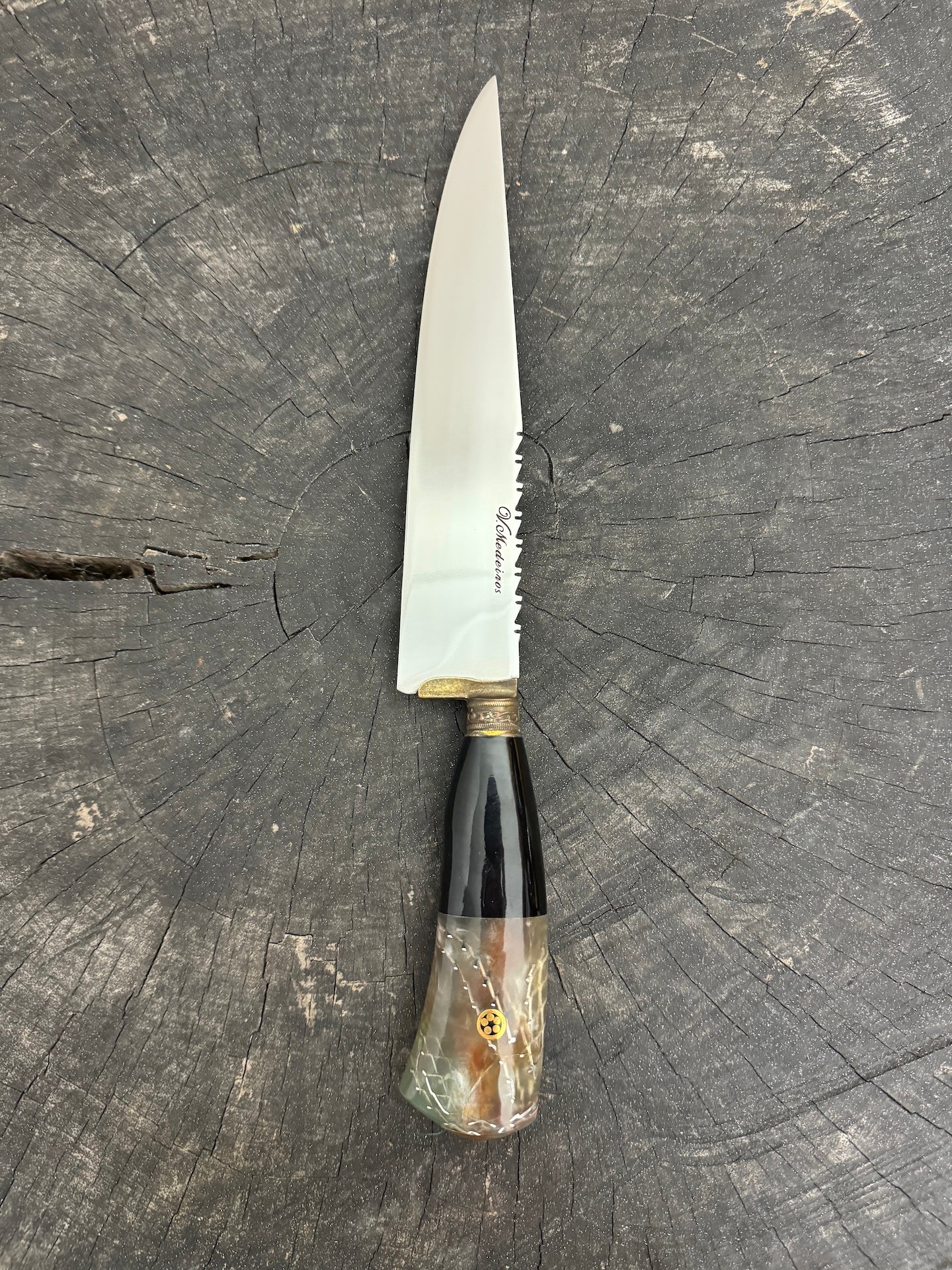 8&quot; Chef Knife, Custom Block, SS420 - 200mm