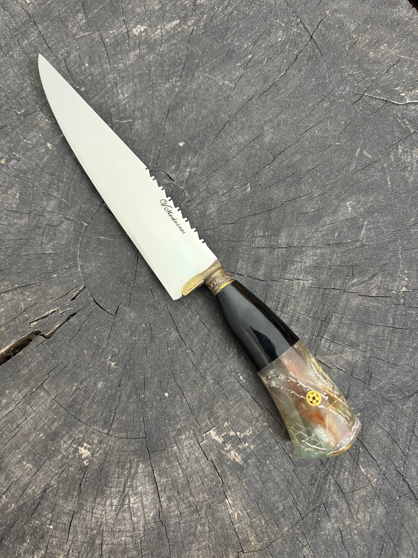 8&quot; Chef Knife, Custom Block, SS420 - 200mm