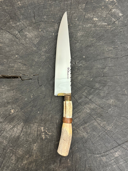 8&quot; Chef Knife, Deer Antler, SS420 - 200mm