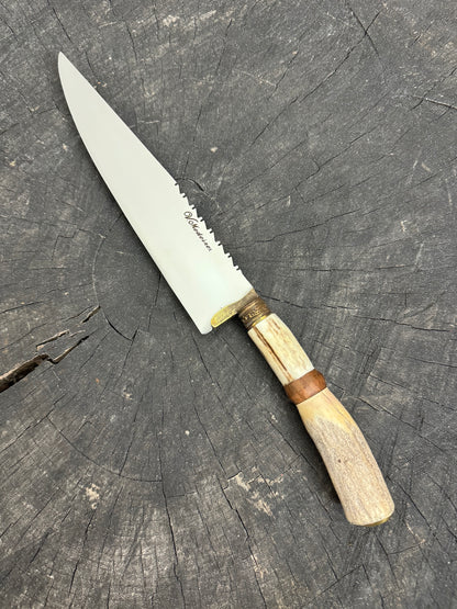 8&quot; Chef Knife, Deer Antler, SS420 - 200mm