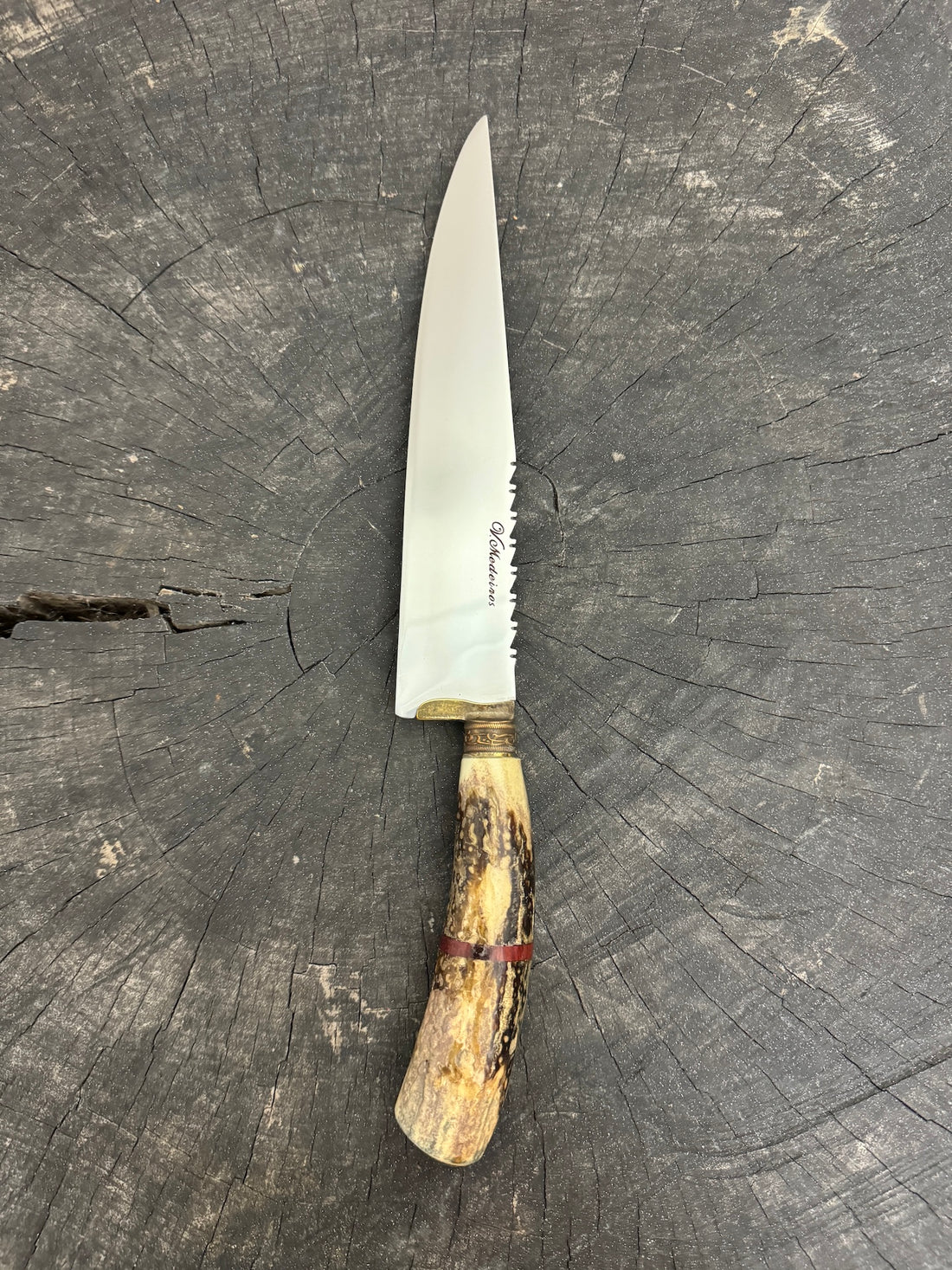 8&quot; Chef Knife, Deer Antler, SS420 - 200mm