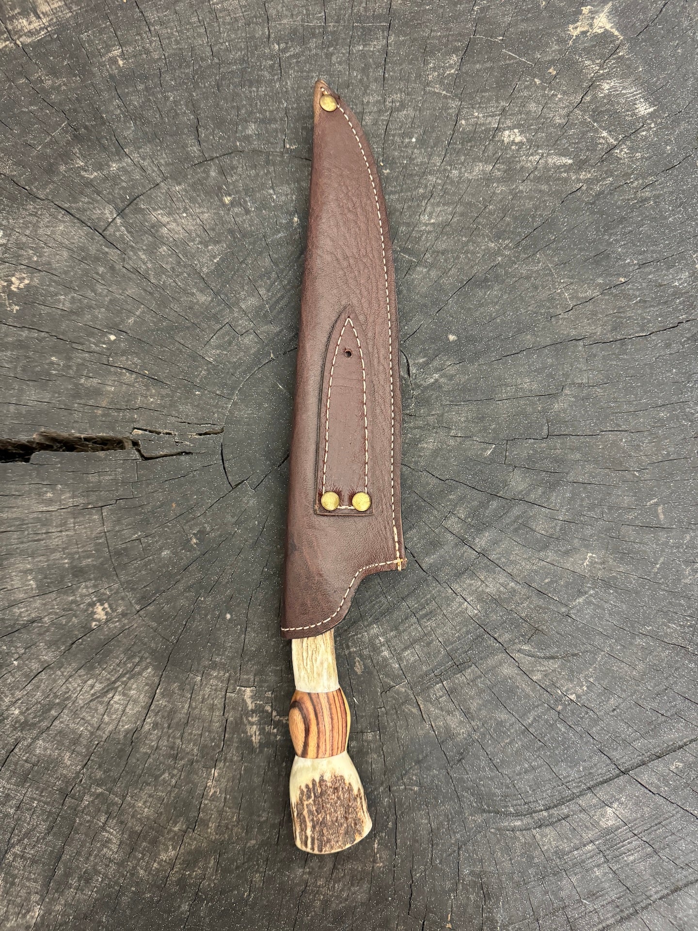 8&quot; Chef Knife, Deer Antler, SS420 - 200mm