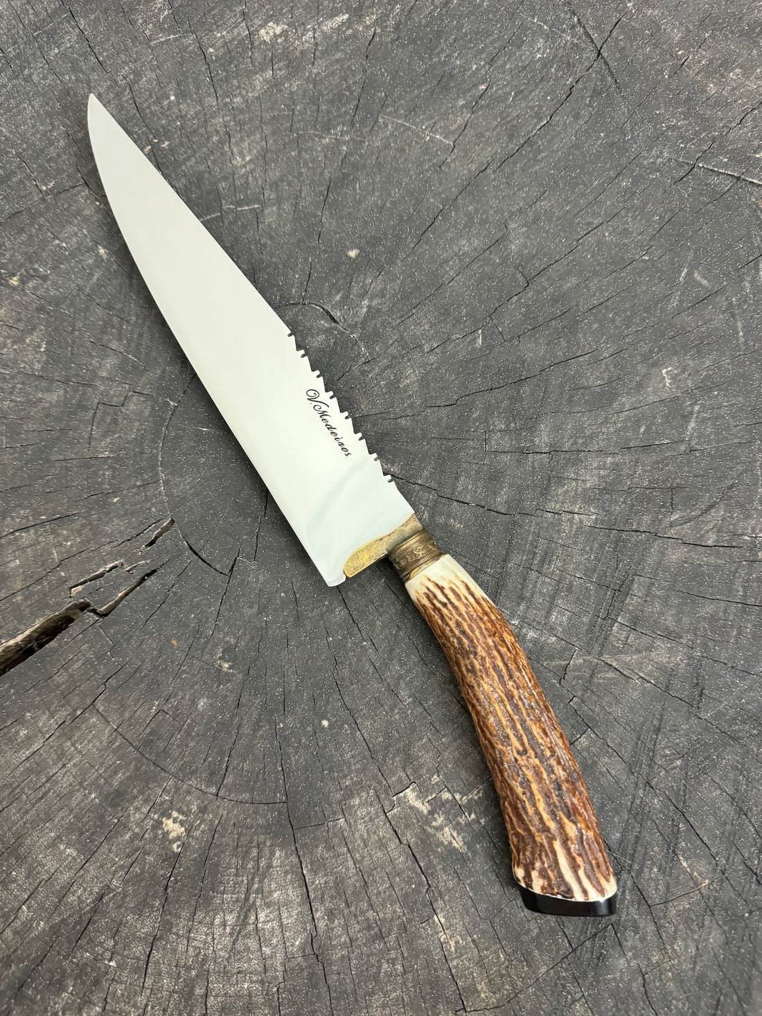 8&quot; Chef Knife, Deer Antler, SS420 - 200mm