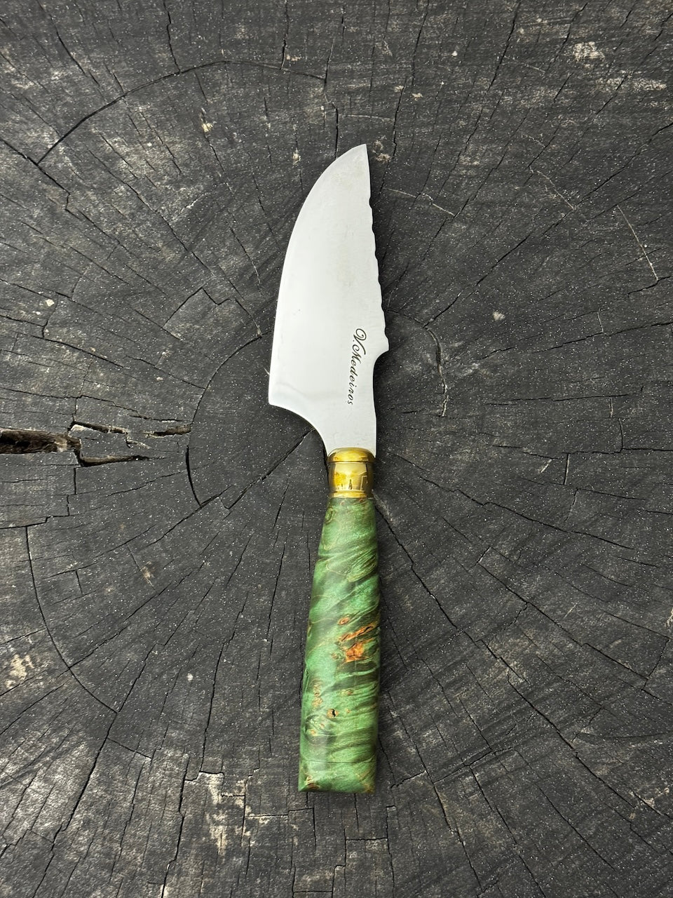 4” Skinner Knife, Maple Burl - SS420 - 105mm