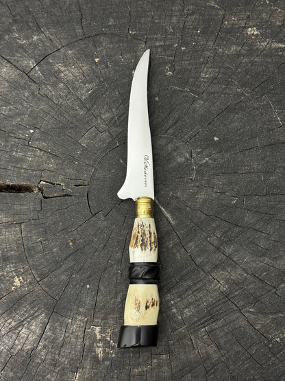 5&quot; Boning Knife, Deer Antler, SS440 - 130mm