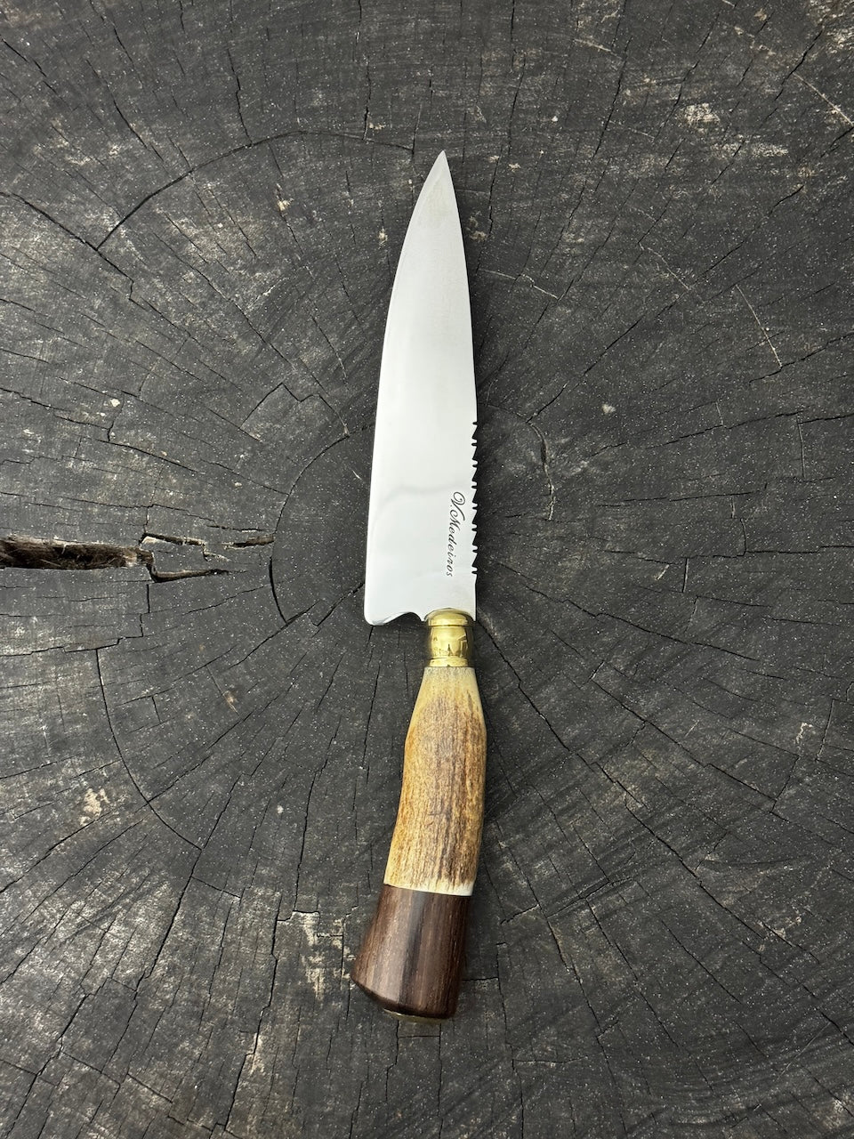 6&quot; Utility Knife, Deer Antler, SS440 - 150mm