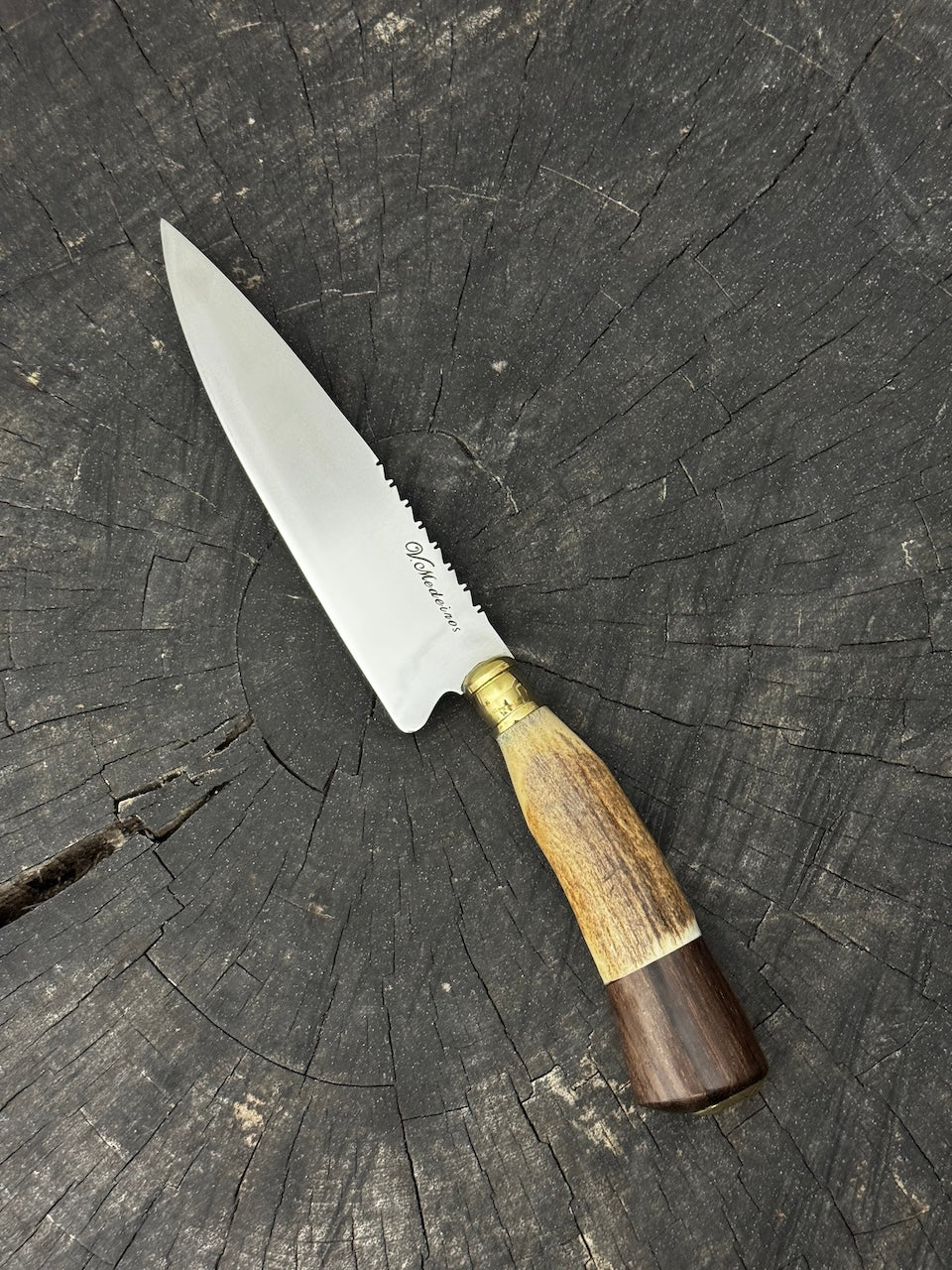 6&quot; Utility Knife, Deer Antler, SS440 - 150mm