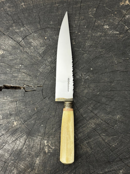 8" Chef Knife, Ostrich Bone, SS440 - 200mm