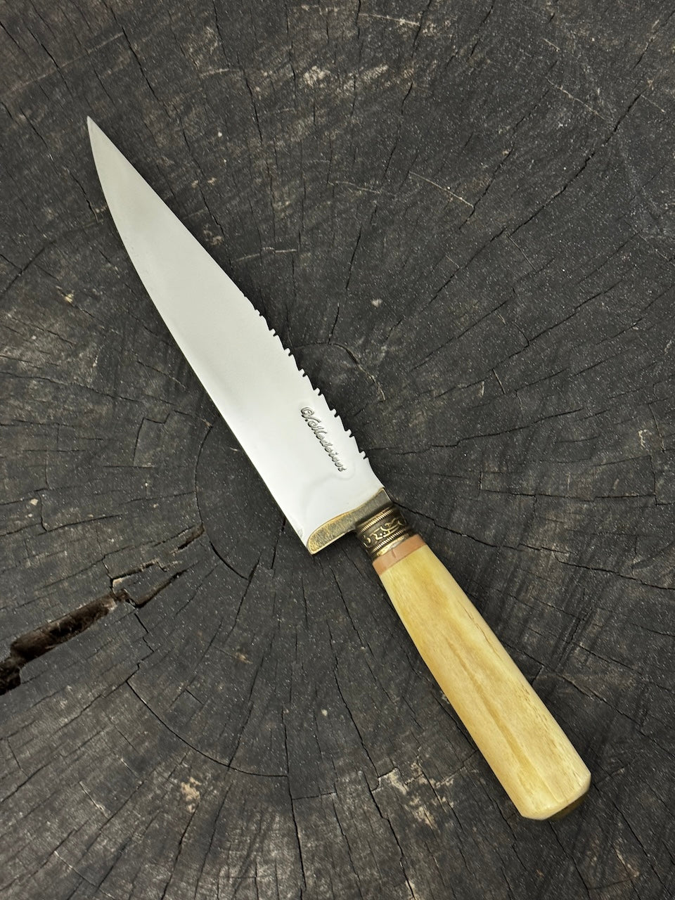 8&quot; Chef Knife, Ostrich Bone, SS440 - 200mm