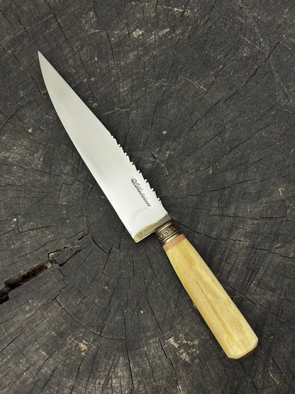 8" Chef Knife, Ostrich Bone, SS440 - 200mm
