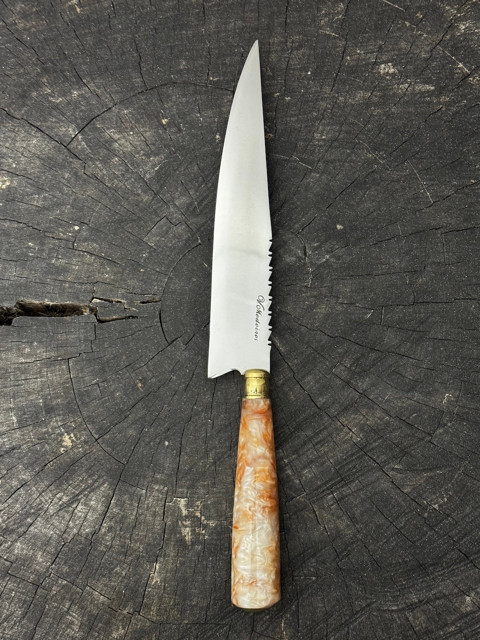 8&quot; Chef Knife, Custom Block, SS420 - 200mm