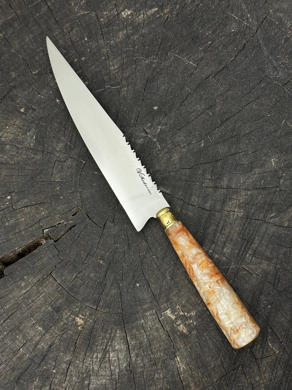 8&quot; Chef Knife, Custom Block, SS420 - 200mm