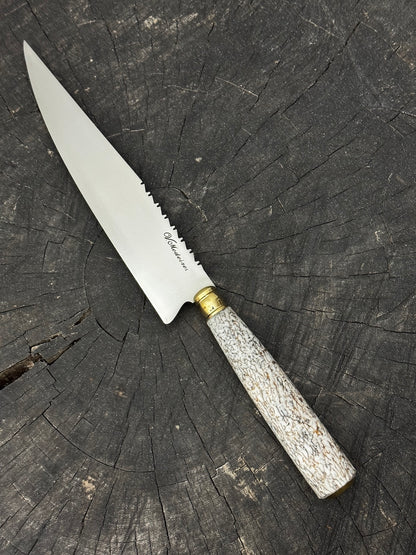 8&quot; Chef Knife, Whale Skull Bone, SS440 - 200mm