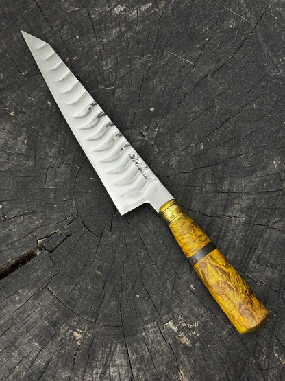 8&quot; Branca Knife, Curly Maple, SS440 - 210mm