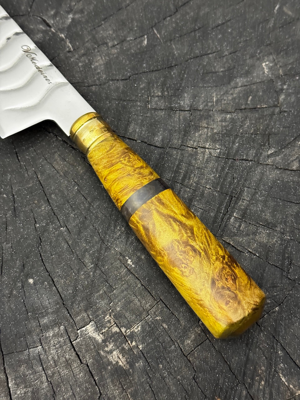 8&quot; Branca Knife, Curly Maple, SS440 - 210mm