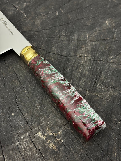 8" Bread &amp; Roast Knife, Custom Block, SS420c - 200mm