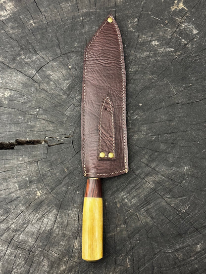 8" Bread &amp; Roast Knife, Ostrich Bone, SS420c - 200mm