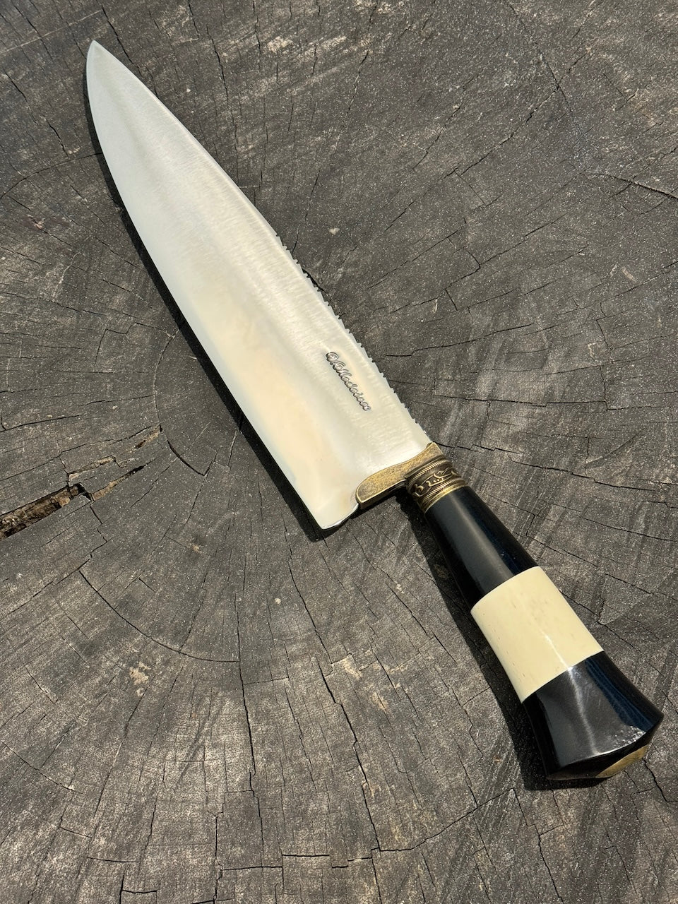 10&quot; Chef Picanha Knife, Ostrich Bone, SS440 - 250mm