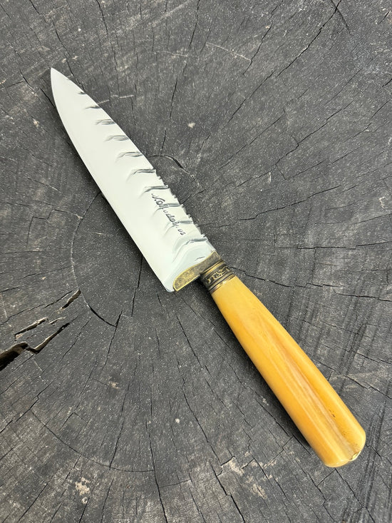 6" Utility Knife, Ostrich Bone SS440 - 150mm