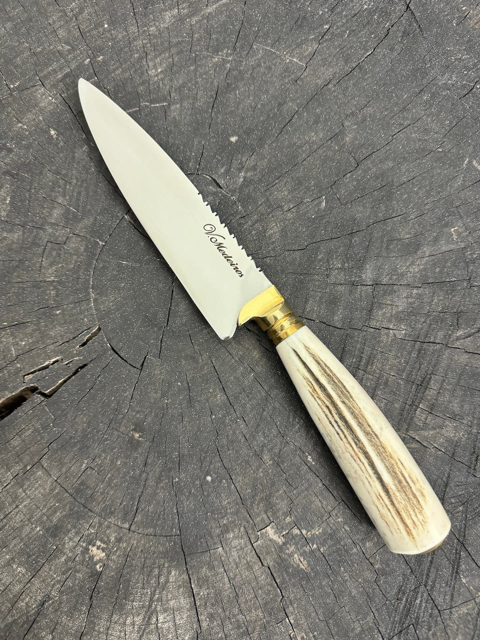 6&quot; Utility Knife, Deer Antler, SS440 - 150mm