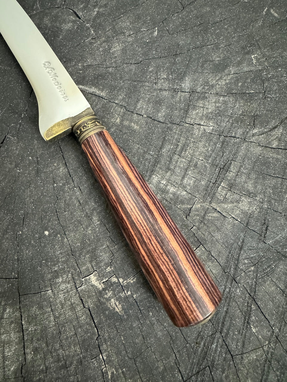 8&quot; Boning Knife, Jacaranda Hardwood, SS420 - 200mm