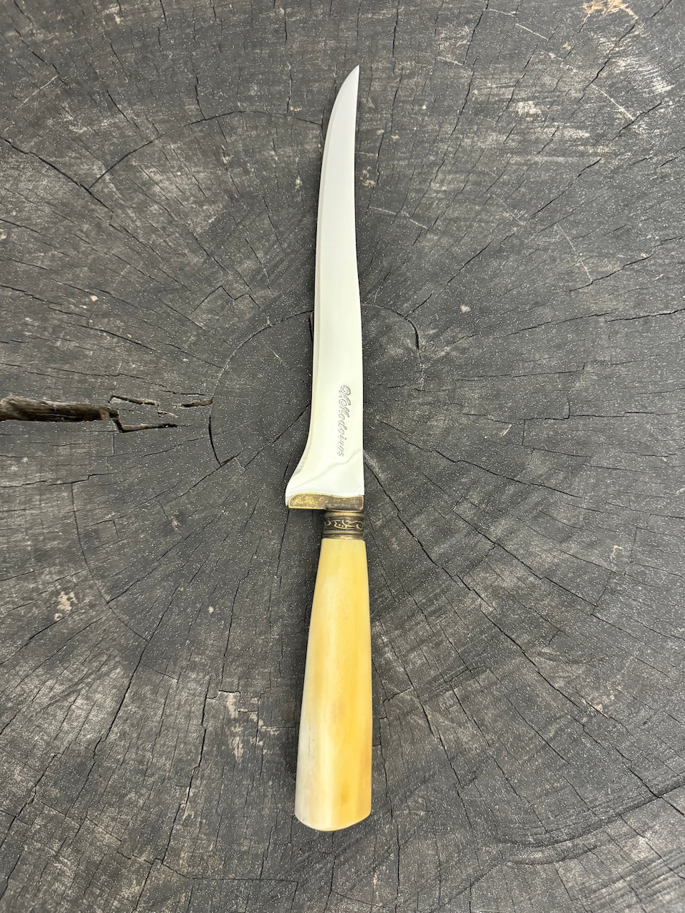 8&quot; Boning Knife, Ostrich Bone, SS420 - 200mm