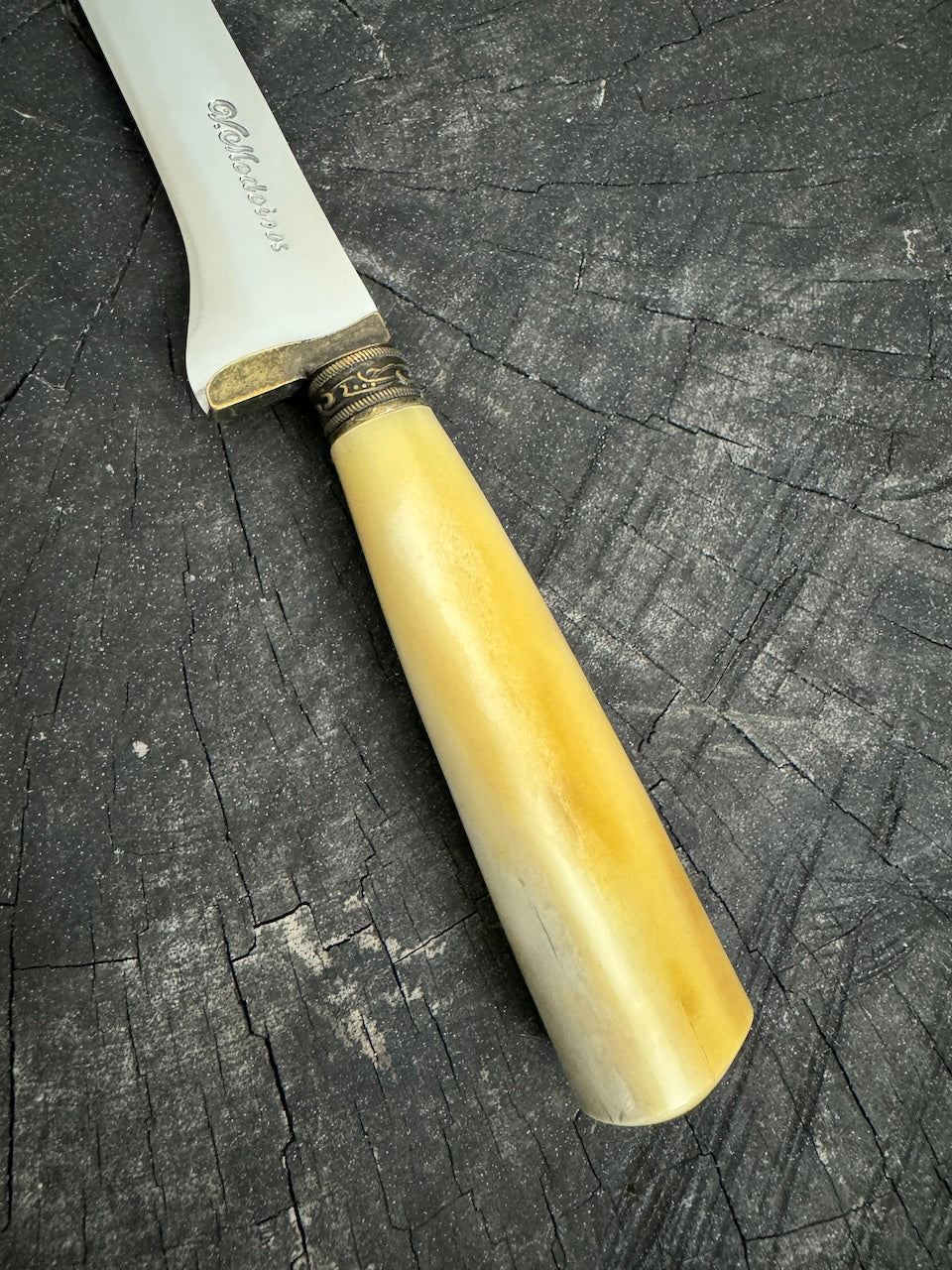 8&quot; Boning Knife, Ostrich Bone, SS420 - 200mm