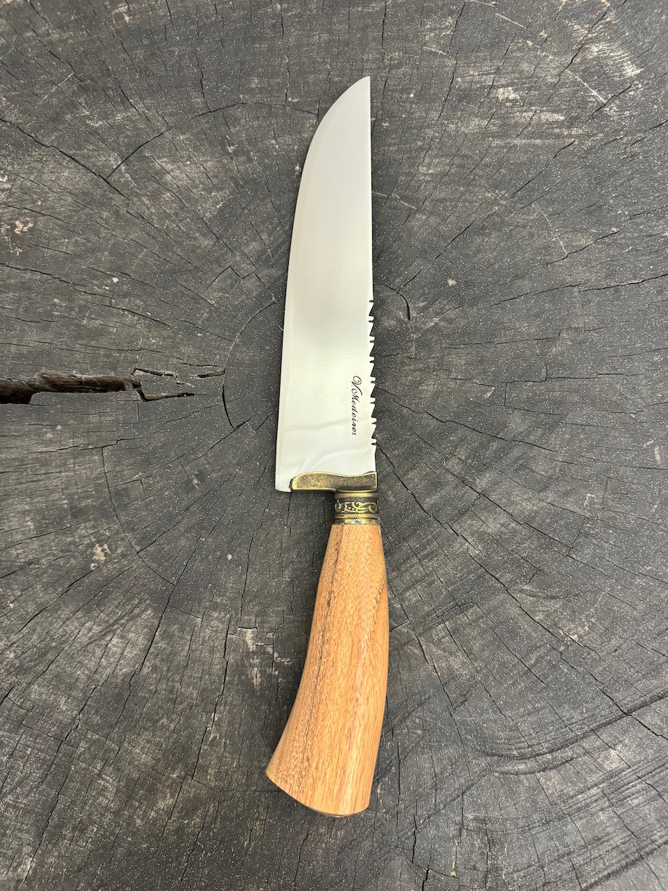 8&quot; Artisan Knife, Native Hardwood, SS440 - 190mm