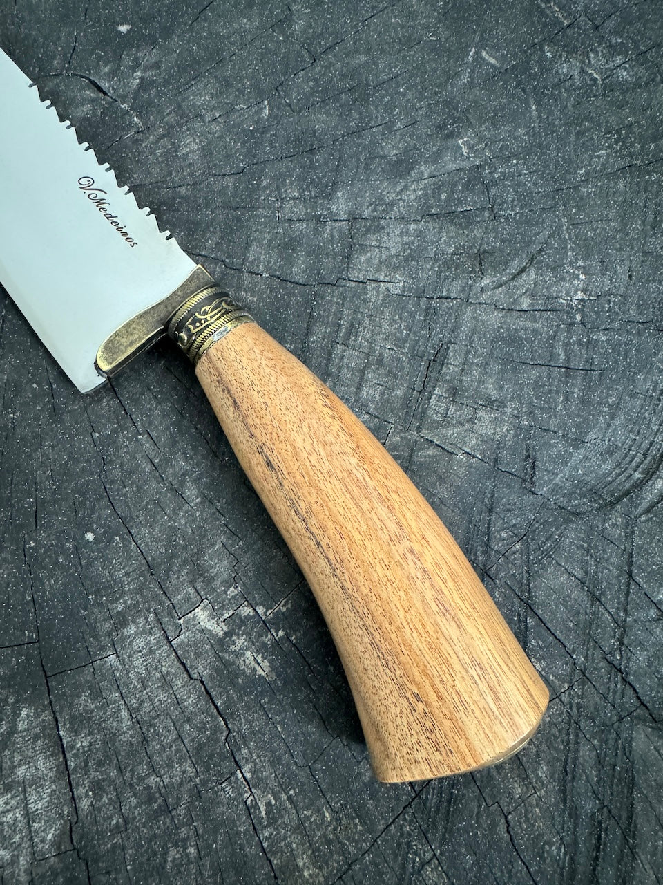 8&quot; Artisan Knife, Native Hardwood, SS440 - 190mm